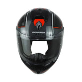 Casco Spartan Draken S Sonar Negro Gris Blanco